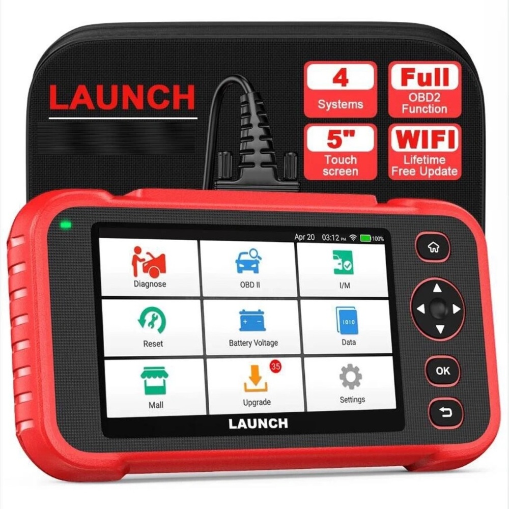 LAUNCH CRP123X Car OBD2 Scanner Code Reader Check Engine ABS SRS Diagnostic Tool